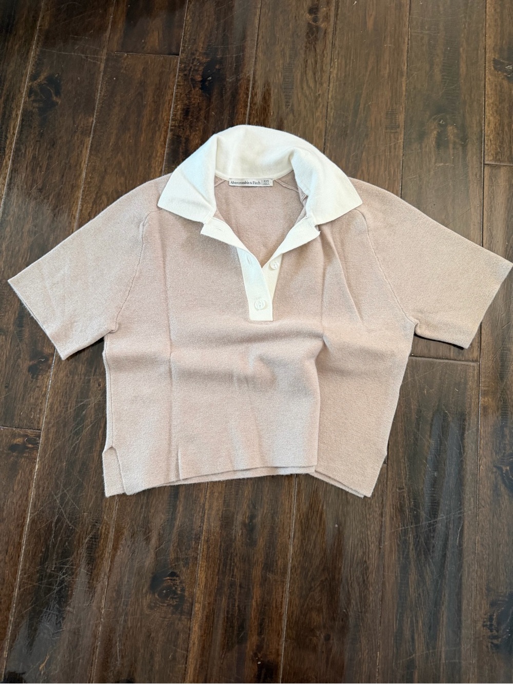 A&F Two Tone Collared Sweater